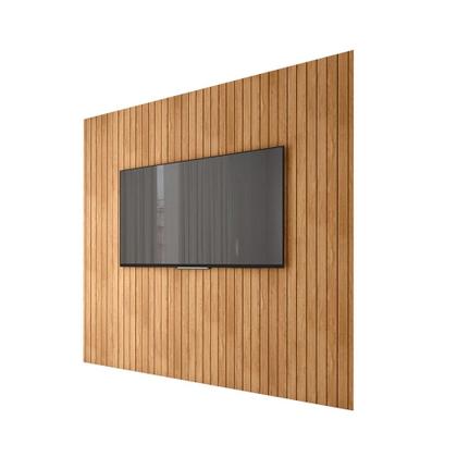 Imagem de Painel Para TV Até 60 Polegadas Ripado Marrom Caemmun