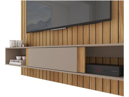 Painel para TV até 65" Caemmun Boreal 1.8 1 Prateleira Imagem de Painel para TV até 65" Caemmun Boreal 1.8 1 Prateleira