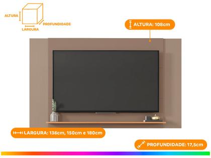 Imagem de Painel para TV até 65” Caemmun Mondrian