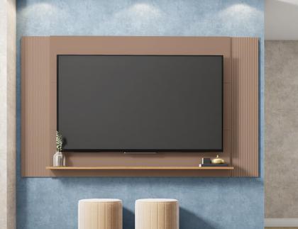 Imagem de Painel Para Tv Até 65 Polegadas 3 Em 1 Jace Cinza