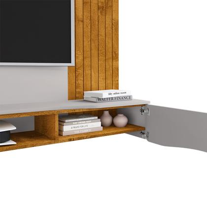 Imagem de Painel para TV Até 65 Polegadas Búzios 2 Portas Naturalle/Off White - Móveis Bechara