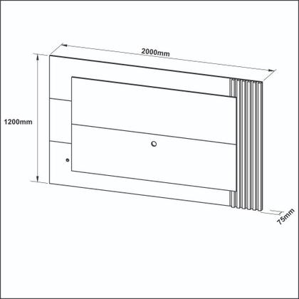 Imagem de Painel para TV até 65 Polegadas com LED PL3003 Tecnomobili