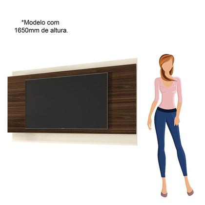 Imagem de Painel para TV até 75 Polegadas MDF 180CMX105CM Arcade Marrom