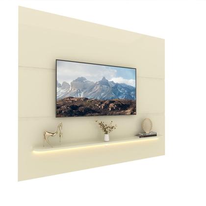 Imagem de Painel para Tv até 90 Polegadas com Led 1 Prateleira 220cm Royal 100% MDF