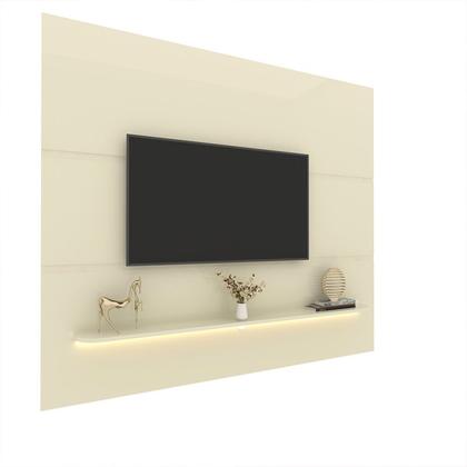Imagem de Painel para Tv até 90 Polegadas com Led 1 Prateleira 220cm Royal 100% MDF