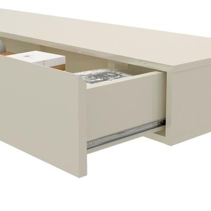 Imagem de Painel para TV até 90 Polegadas Impressão Ripada com LED com Gaveta 220cm 100% MDF Requinte