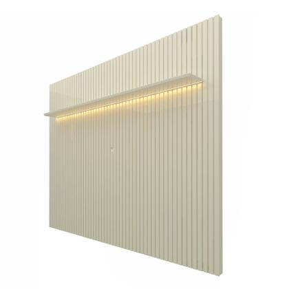 Imagem de Painel para TV até 90 Polegadas Ripado com LED 230cm 100% MDF Nobre