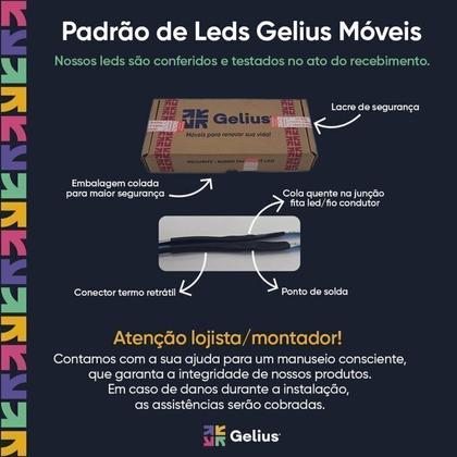 Imagem de Painel para Tv até 90 Polegadas Ripado com Led 280cm 100% Mdf Nobre