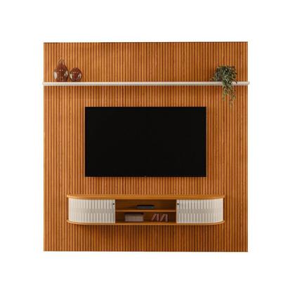 Imagem de Painel para Tv com Nicho Curvo até 75 Polegadas New Bugatti