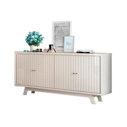 Imagem de Painel para Tv Nando Freijó Off White e Aparador Buffet Brise Off White  DJ Móveis