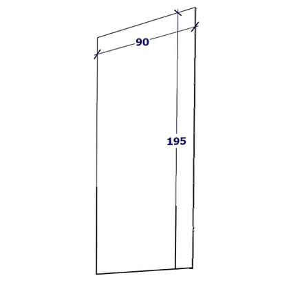 Imagem de Painel Para TV Sala de Reunião 195cm x 90cm Preto F5