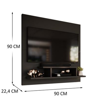Imagem de Painel para TV Smart 32 Polegadas com Nicho Prateleira Sala Quarto Reilly