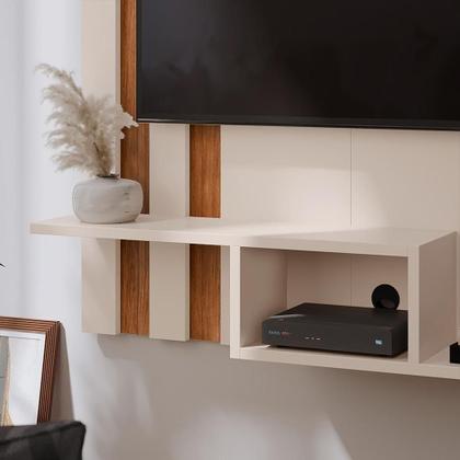 Imagem de Painel Para Tv (Smart) até 32 Polegadas Com Prateleira Quarto Sala - MakayMoveis