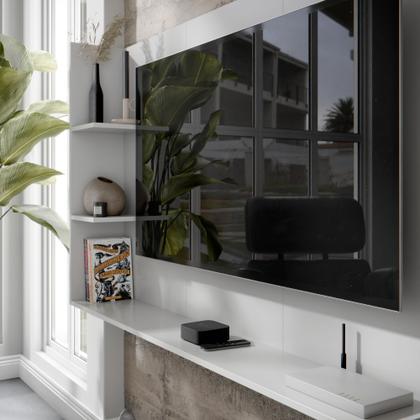 Imagem de Painel Para TV Smart Berlim Até 50 Polegadas - Elegância e Modernidade para Sua Sala - Branco