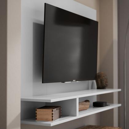 Imagem de Painel Para TV Smart Plus Até 50 Polegadas Com Nichos Alto Brilho Milão