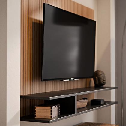 Imagem de Painel Para TV Smart Plus Até 50 Polegadas Com Nichos Alto Brilho Milão