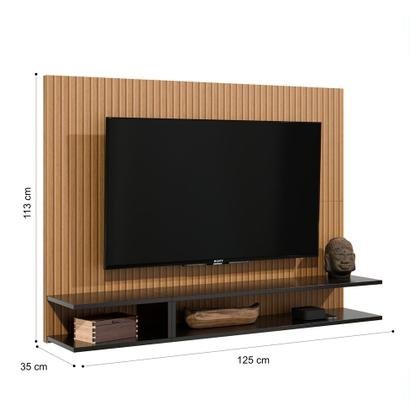 Imagem de Painel Para TV Smart Plus Até 50 Polegadas Com Nichos Alto Brilho Milão