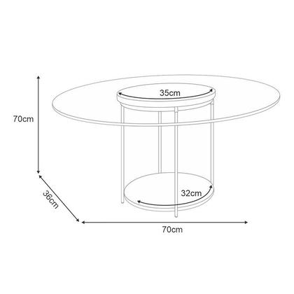 Imagem de Painel para TV Suspenso Evo com Kit Mesa de Centro Sky e Aparador Infinity Cinamomo Off White  HB Móveis
