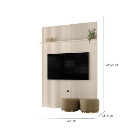 Imagem de Painel Piso Teto New Interlagos Off White - Madetec