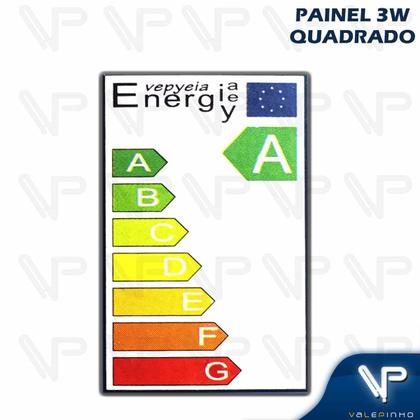 Imagem de Painel plafon led 3w embutir quadrado 3000k(branco quente)bivolt