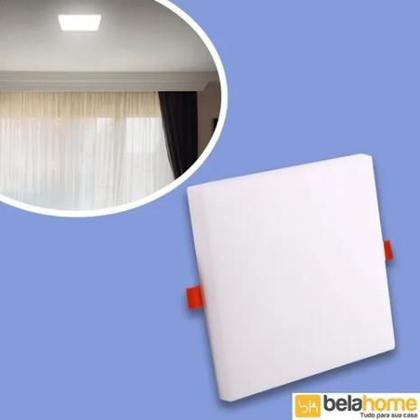 Imagem de Painel Plafon Led Borda Infinita 36w Embutir Sobrepor 22x22 6000K