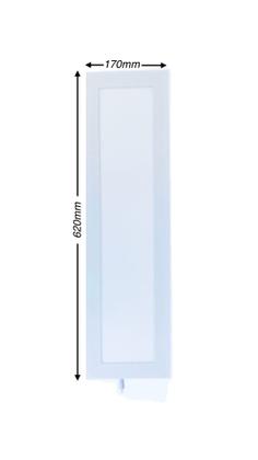 Imagem de Painel Plafon LED Embutir 24w retangular 17x62