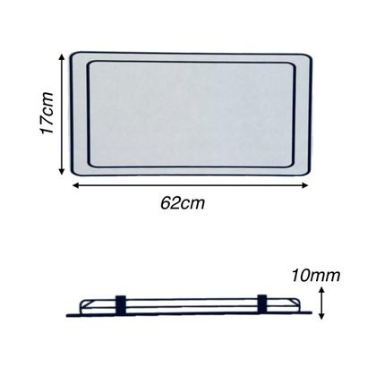 Imagem de Painel Plafon LED Embutir 24w retangular 17x62
