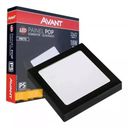Imagem de Painel Plafon Led Quadrado Sobrepor 18w Neutro 4000k