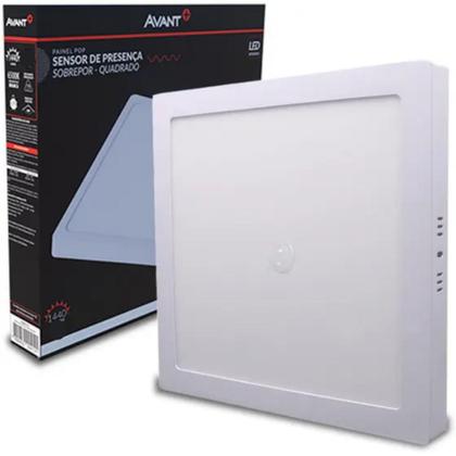 Imagem de Painel Pop Sensor 24w Luz Branca Sobrepor Quadrado Avant