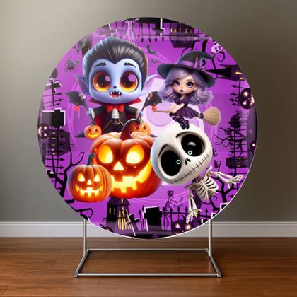 Imagem de Painel Redondo C Elastico 1,50m Halloween