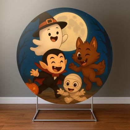 Imagem de Painel Redondo C Elastico 1,50m Halloween