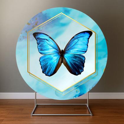 Imagem de Painel Redondo Veste Facil C Elastico 1,50m Borboletas