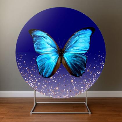 Imagem de Painel Redondo Veste Facil C Elastico 1,50m Borboletas