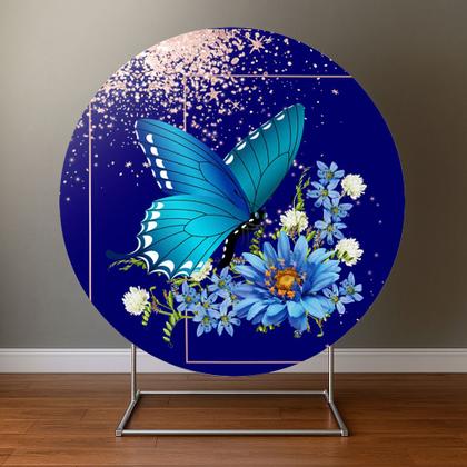 Imagem de Painel Redondo Veste Facil C Elastico 1,50m Borboletas