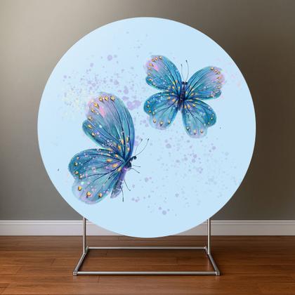 Imagem de Painel Redondo Veste Facil C Elastico 1,50m Borboletas