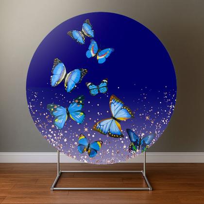 Imagem de Painel Redondo Veste Facil C Elastico 1,50m Borboletas