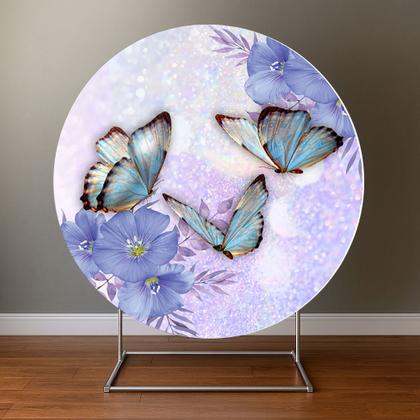 Imagem de Painel Redondo Veste Facil C Elastico 1,50m Borboletas