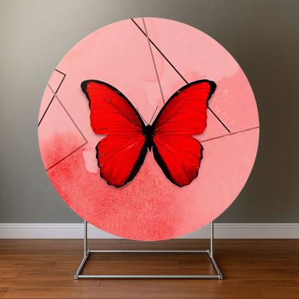 Imagem de Painel Redondo Veste Facil C Elastico 1,50m Borboletas