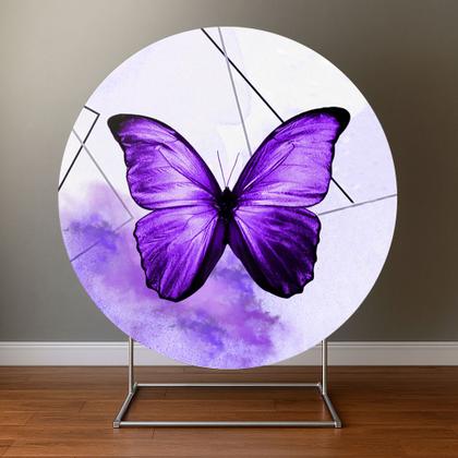 Imagem de Painel Redondo Veste Facil C Elastico 1,50m Borboletas