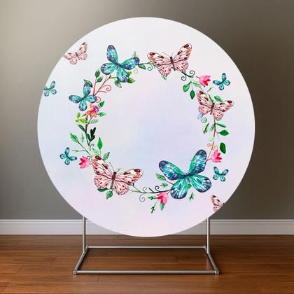 Imagem de Painel Redondo Veste Facil C Elastico 1,50m Borboletas