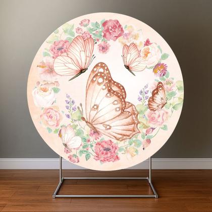 Imagem de Painel Redondo Veste Facil C Elastico 1,50m Borboletas