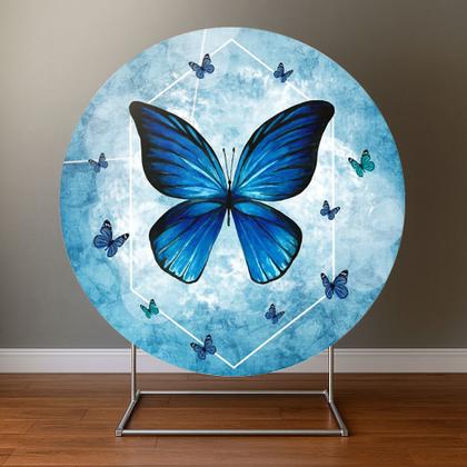 Imagem de Painel Redondo Veste Facil C Elastico 1,50m Borboletas