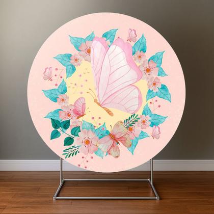 Imagem de Painel Redondo Veste Facil C Elastico 1,50m Borboletas