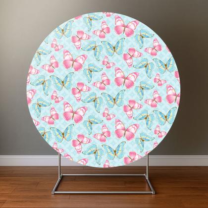 Imagem de Painel Redondo Veste Facil C Elastico 1,50m Borboletas