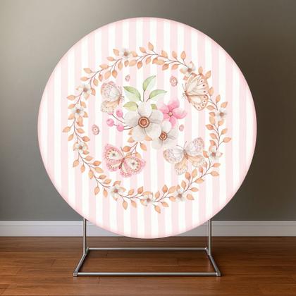 Imagem de Painel Redondo Veste Facil C Elastico 1,50m Borboletas