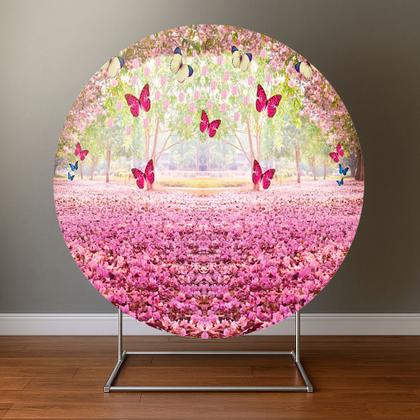 Imagem de Painel Redondo Veste Facil C Elastico 1,50m Borboletas