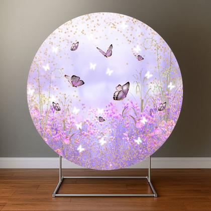 Imagem de Painel Redondo Veste Facil C Elastico 1,50m Borboletas