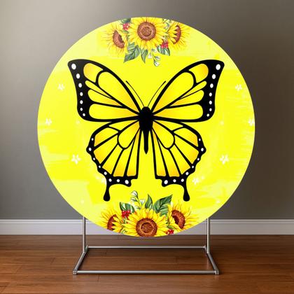 Imagem de Painel Redondo Veste Facil C Elastico 1,50m Borboletas