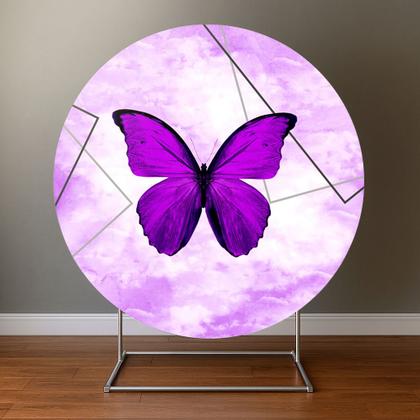 Imagem de Painel Redondo Veste Facil C Elastico 1,50m Borboletas