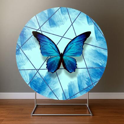 Imagem de Painel Redondo Veste Facil C Elastico 1,50m Borboletas